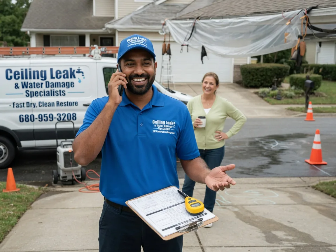 Ceiling Leak Cleanup Easley, SC FAQs